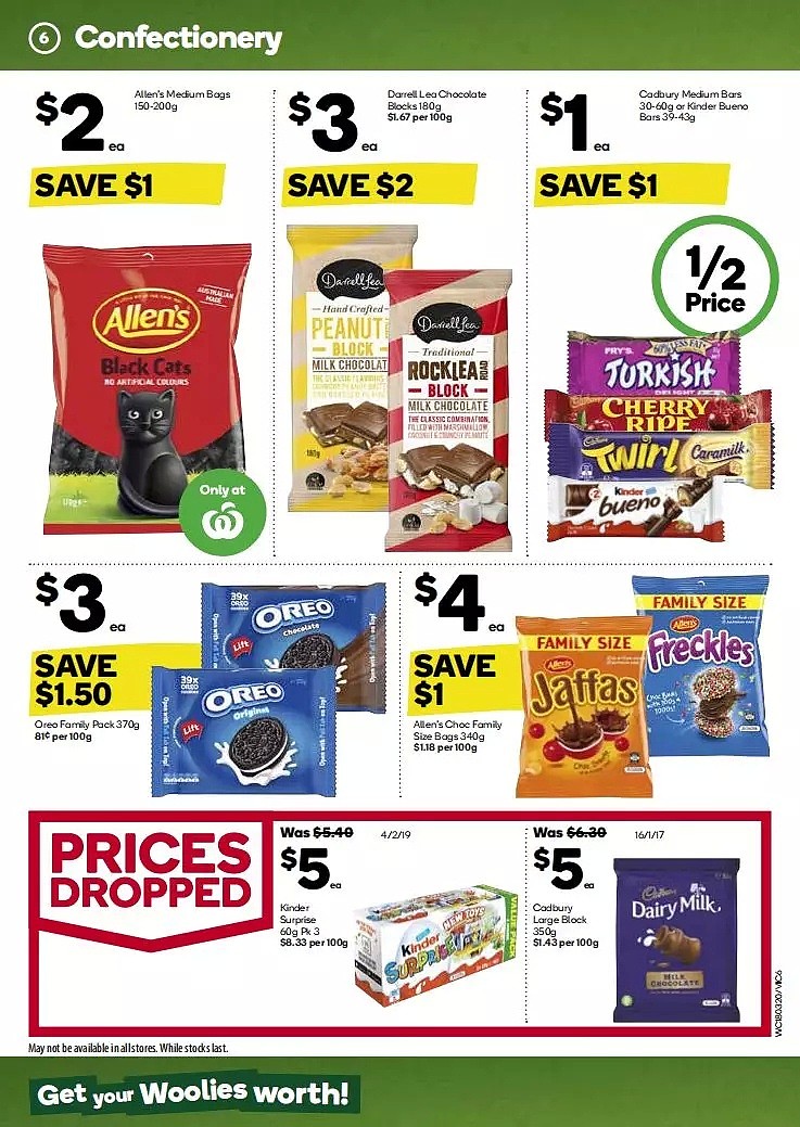 Woolworths 3月18日-3月24日折扣，冻饺、洗衣粉半价 - 6