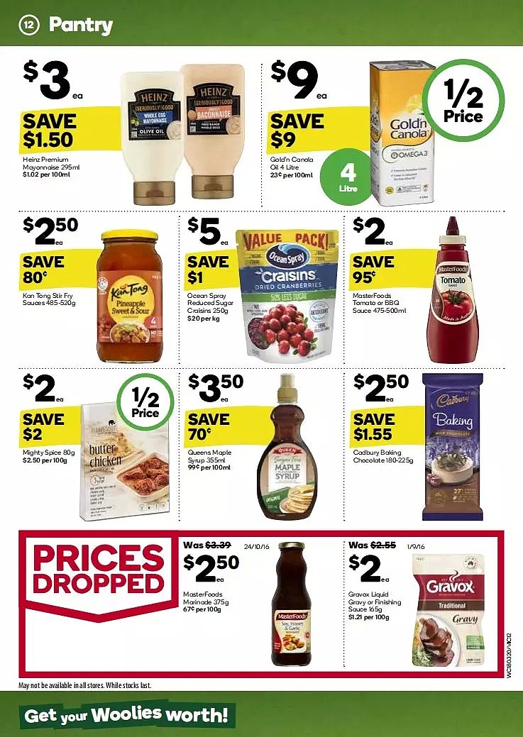 Woolworths 3月18日-3月24日折扣，冻饺、洗衣粉半价 - 12