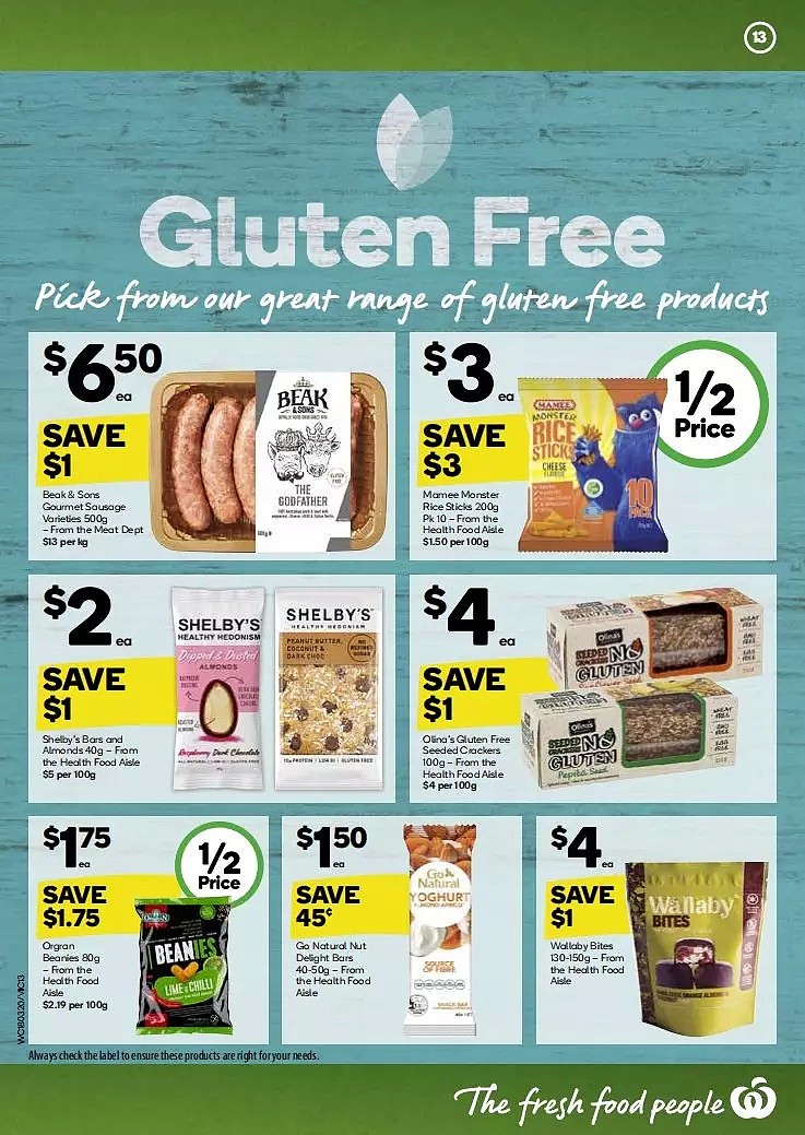 Woolworths 3月18日-3月24日折扣，冻饺、洗衣粉半价 - 13