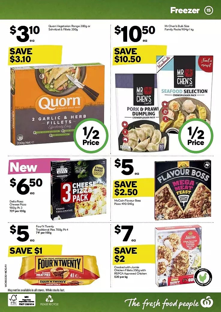 Woolworths 3月18日-3月24日折扣，冻饺、洗衣粉半价 - 15