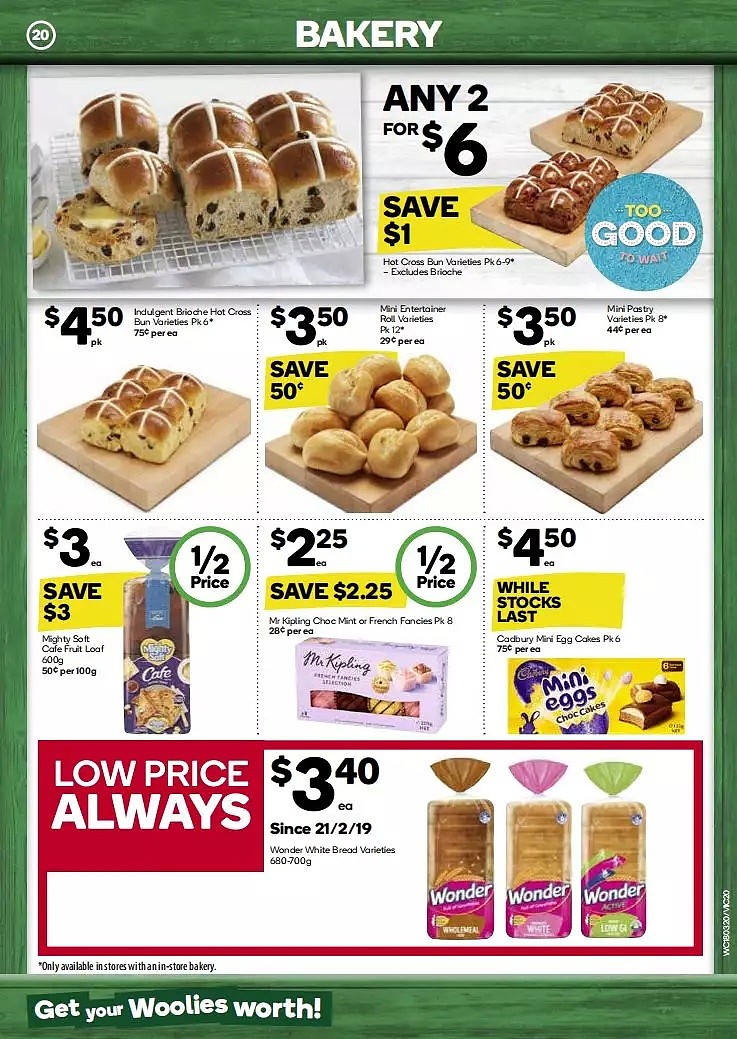 Woolworths 3月18日-3月24日折扣，冻饺、洗衣粉半价 - 20