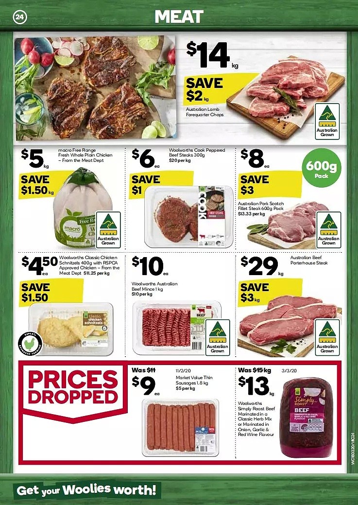 Woolworths 3月18日-3月24日折扣，冻饺、洗衣粉半价 - 24