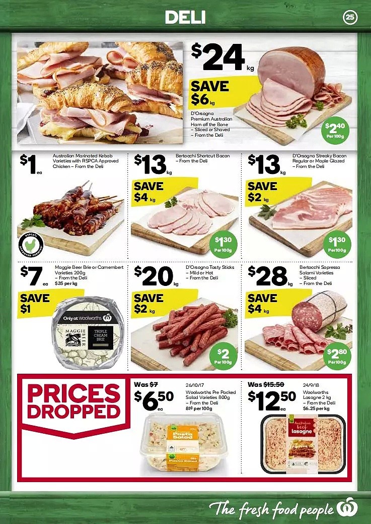 Woolworths 3月18日-3月24日折扣，冻饺、洗衣粉半价 - 25