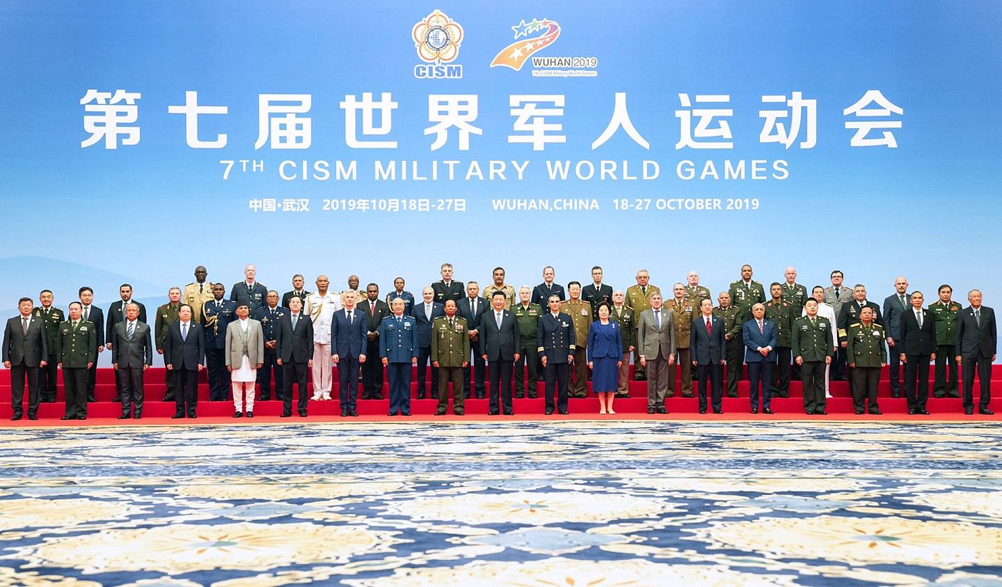 第七届世界军人运动会去年10月18日在中国武汉召开，当时有100多个国家共派出8,000多名运动员参赛。