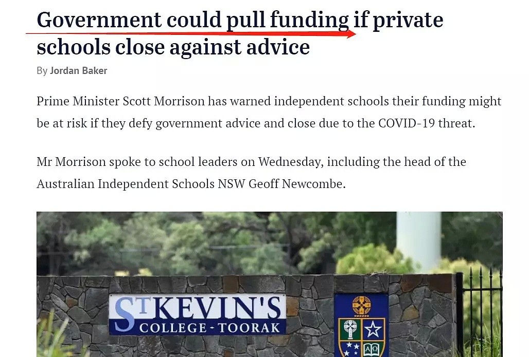 又一所悉尼幼儿园，紧急关闭，澳洲官宣：关闭国门！总理威胁学校：不准关门，否则不给钱... - 19