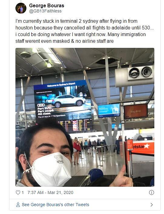 “不戴口罩不量体温，30多人同乘巴士” 男子返澳抨击机场防疫措施，“简直不能理解”（组图） - 3