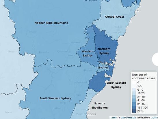 占新州确诊病例一半！悉尼新冠“重灾区”公布，传播速度令人惊愕（组图） - 3