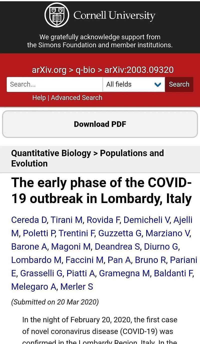 最新研究：新型冠状病毒1月1日就已开始在意大利肆虐传播（组图） - 1