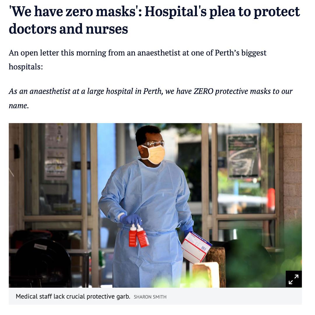 全澳死亡病例突增，西澳新增26例，宣布关校！医生求助：“我们已没有口罩来保护自己” - 19