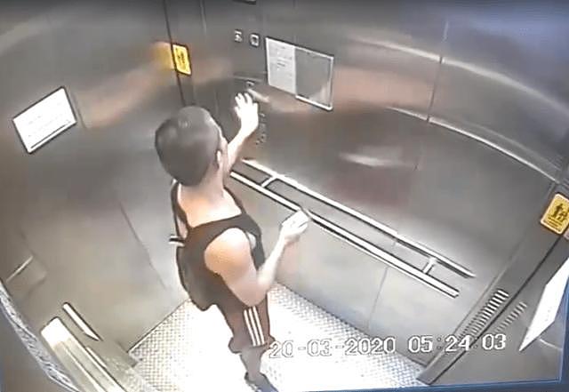 疫情期间，泰国男子手沾新鲜体液电梯中四处触摸，被监禁