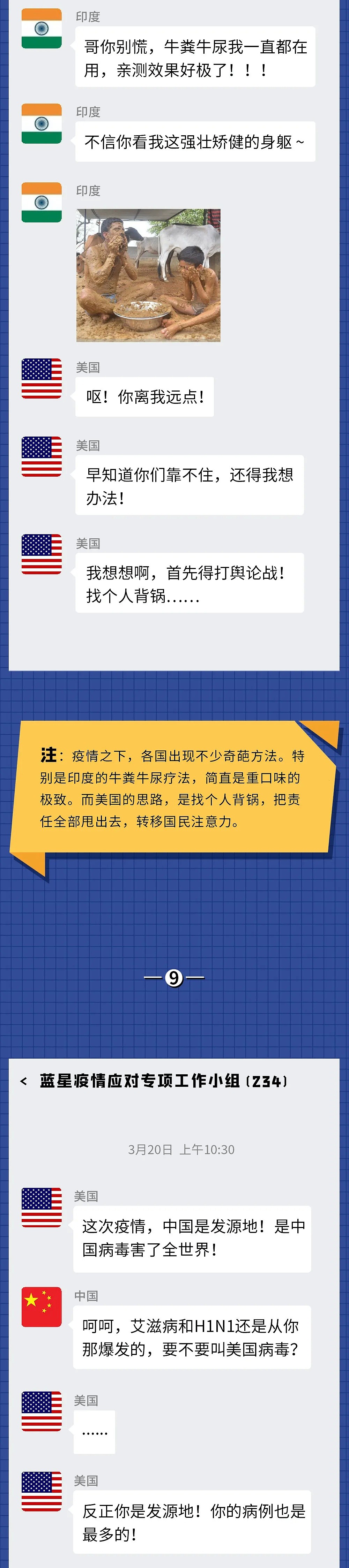 疫情下的世界各国在一个群里，会聊什么？（组图） - 13