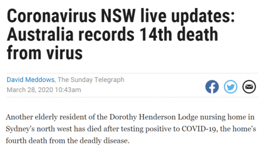 全澳飚至14人死亡，悉尼这两个区恐全面封锁！恐怖游轮“毒王”环球旅行？恐致数千人感染，新州州长喊话：本周末别出门 - 9