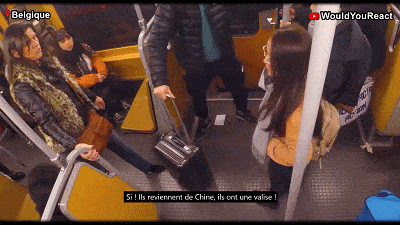 “中国佬，滚下车”！3个戴口罩的中国人被轰出外国地铁后，意外的事情发生了…（组图） - 4