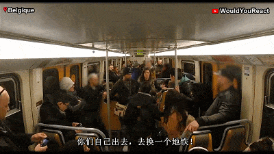 “中国佬，滚下车”！3个戴口罩的中国人被轰出外国地铁后，意外的事情发生了…（组图） - 12