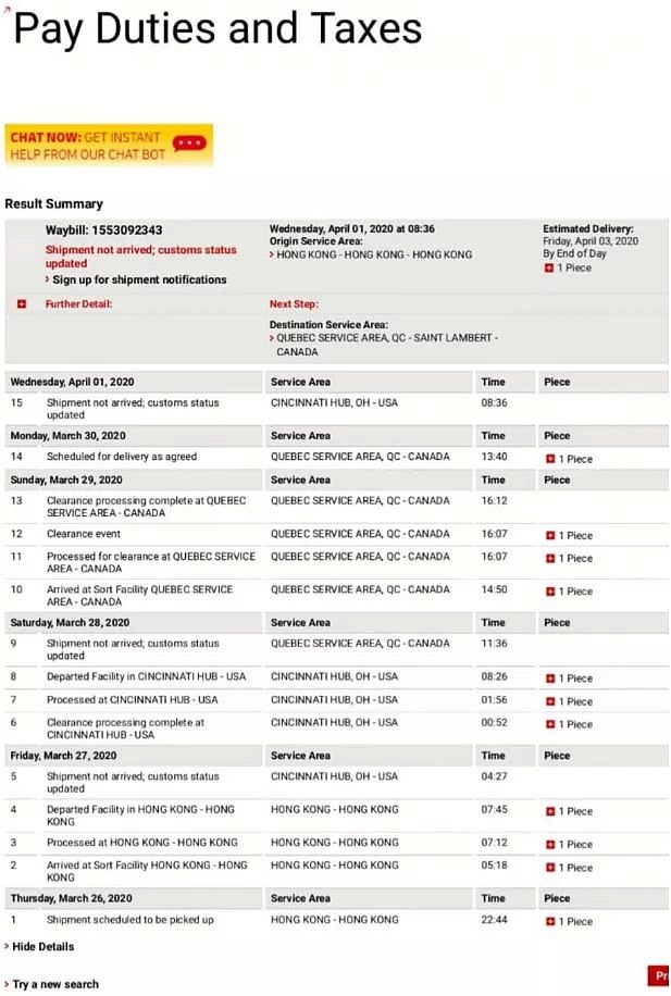 怒了！华人从中国购买1万个KN95口罩支援加拿大，却被美国劫走？总理下令彻查（组图） - 3