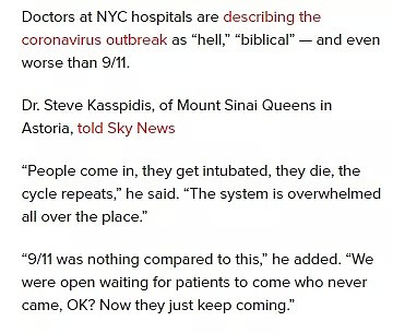 上1秒还在说笑，下1秒已经插管！震撼，实拍疫情中濒临崩溃的纽约医院（视频/组图） - 19