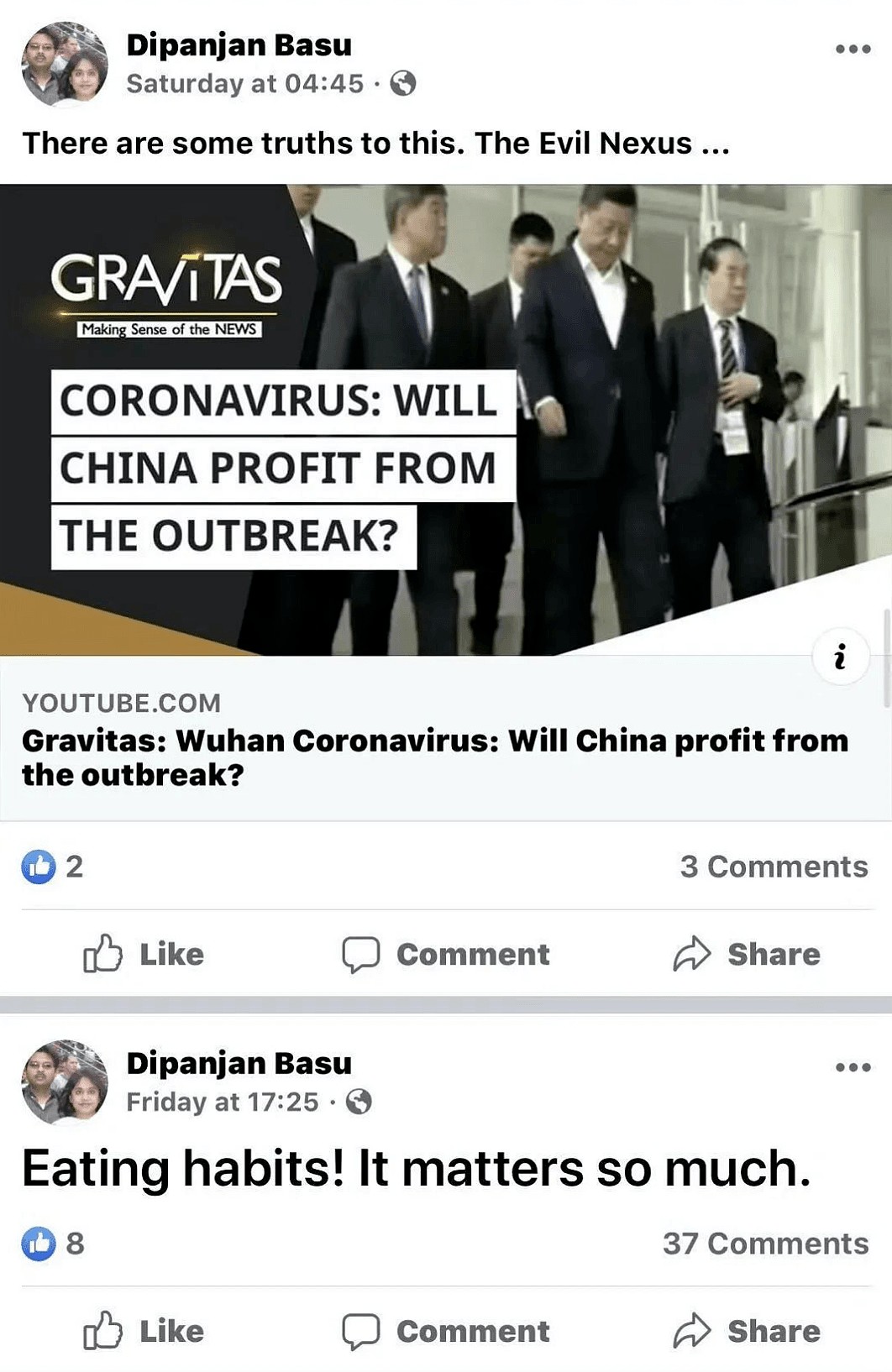 加国名牌大学教授FB频繁公开辱华：新冠是中国病毒？！（组图） - 7