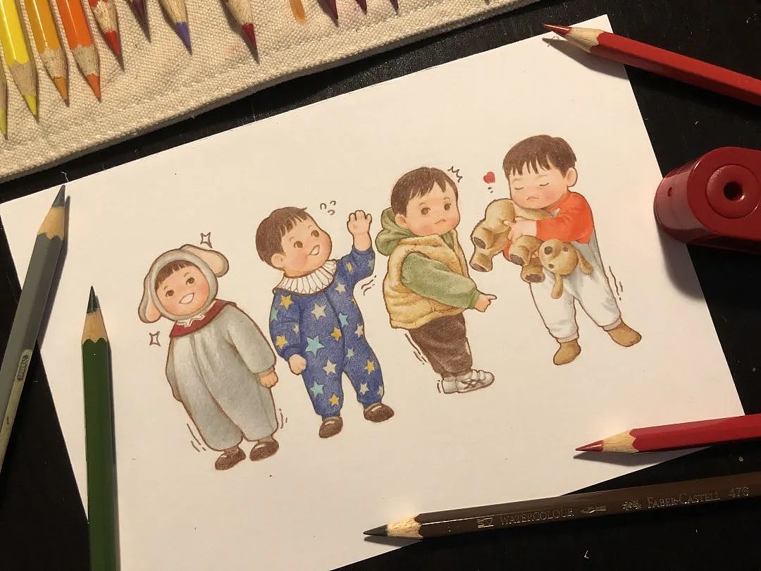 【母婴】中国妈妈手绘漫画记录儿子的可爱日常，比宫崎骏童话还治愈（组图） - 59