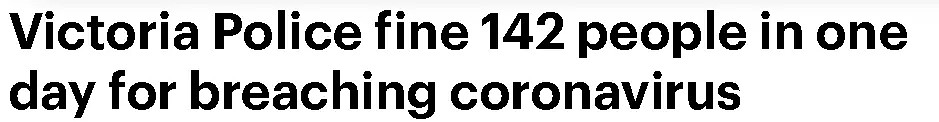 维州警察昨日开142单罚款，离家太远罚1625刀！带你解读禁令下哪些能做，哪些不能做（组图） - 4