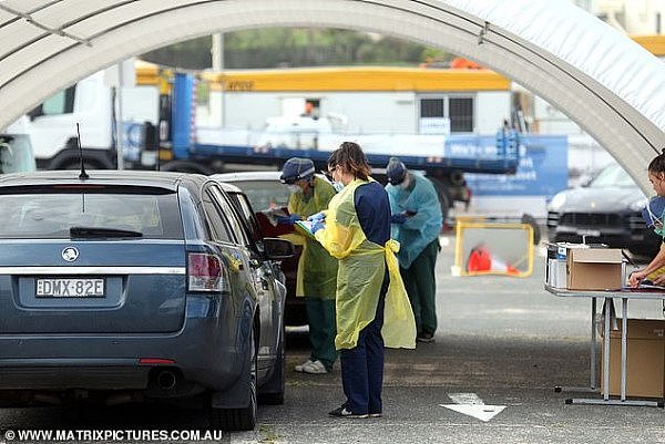 疫情引发恐慌，悉尼免下车检测站外排起长龙！还有人骑自行车排队，“害怕疫情爆发”（组图） - 9