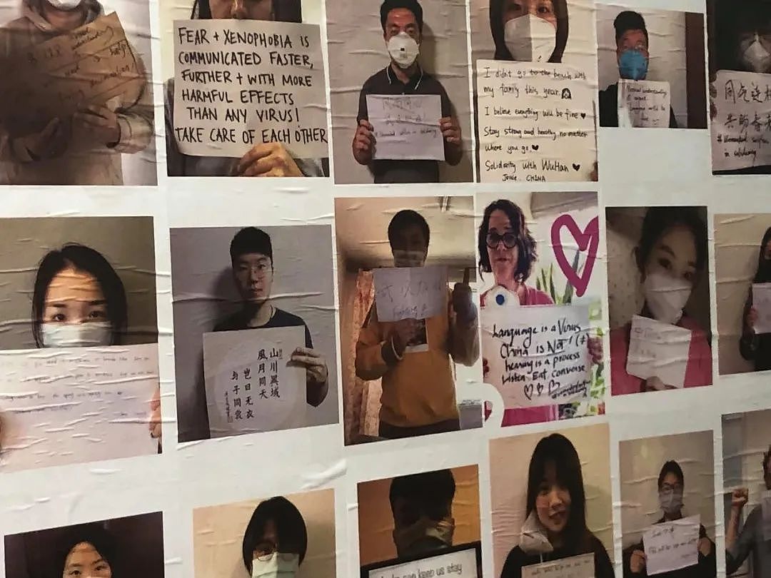 疫情当前，反对歧视华人！RMIT最新自拍墙活动，声援中国留学生（组图） - 22