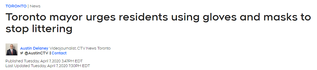加拿大19194例！多伦多紧急宣布：乱扔口罩和手套，狠罚$500（组图） - 10