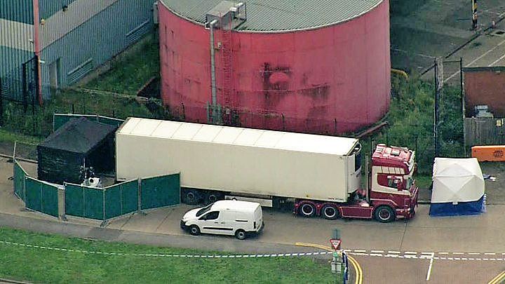 致39人死亡，英国集装箱货车惨案嫌疑人认罪（图） - 2