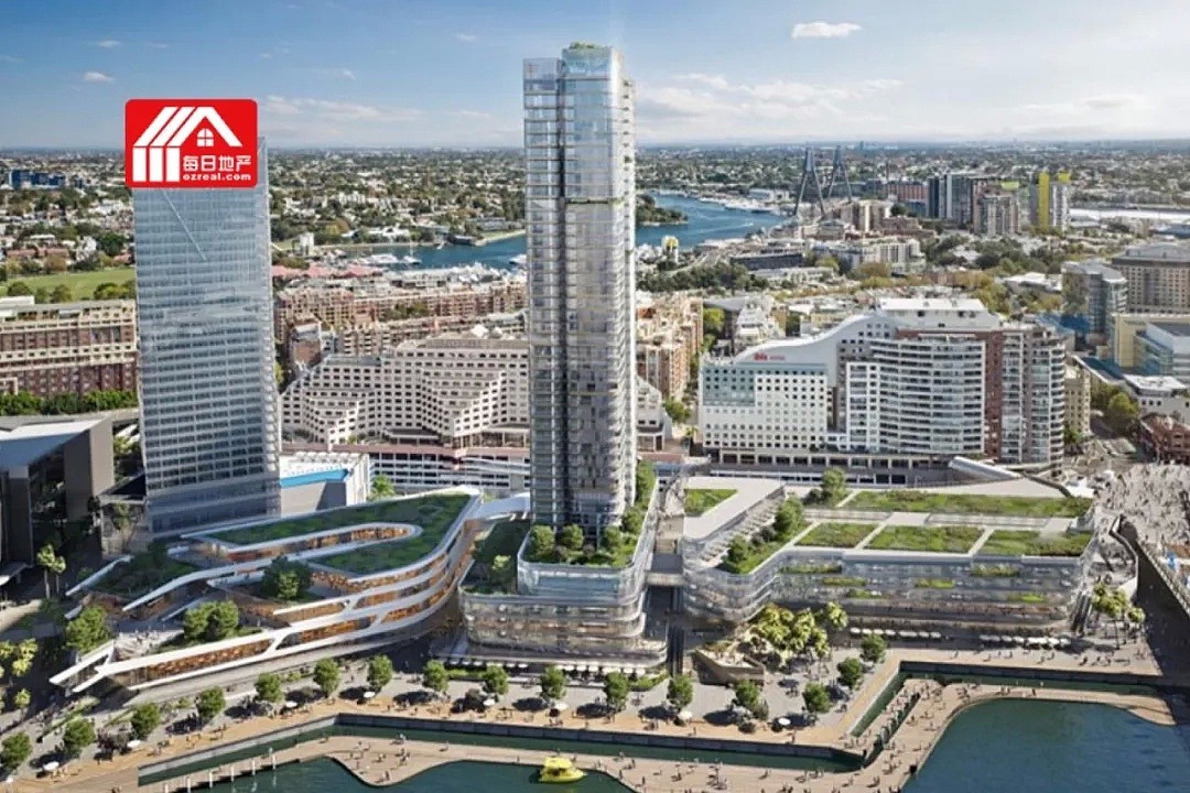 Mirvac 10亿澳元的达令港项目增加357套公寓引发酒店大亨抗议 - 1
