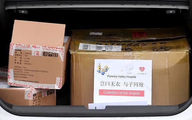 美国华人抗疫，上海新移民一人捐半个医院的物资（组图） - 3