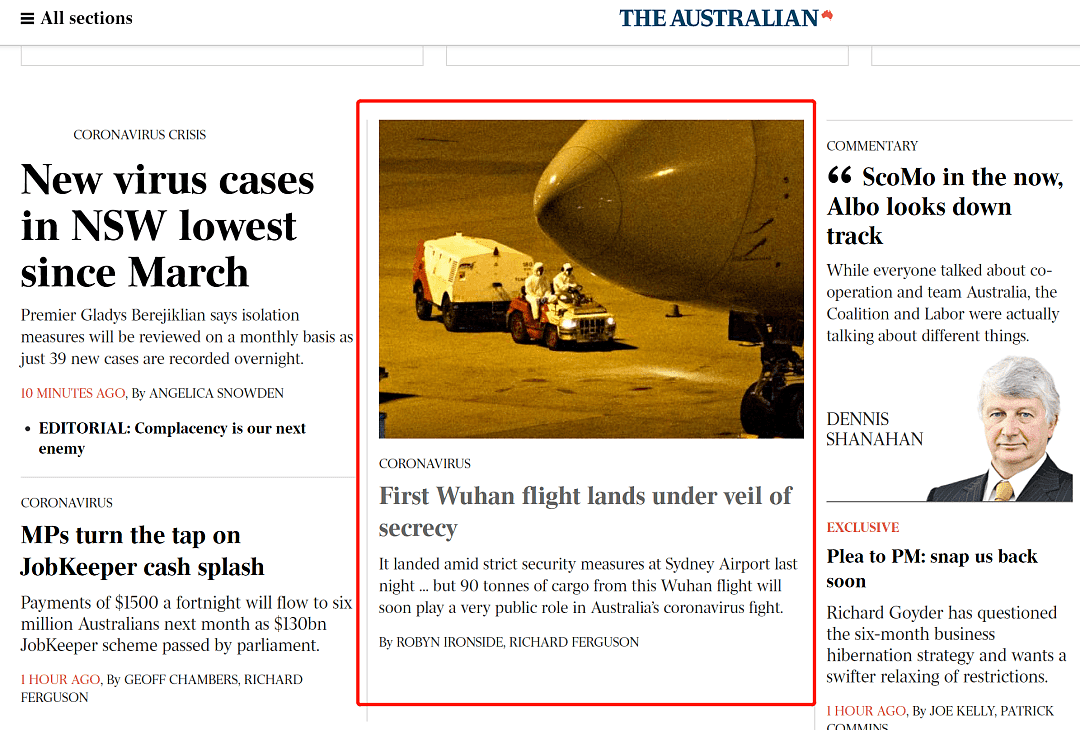 “不要中国口罩，要中国道歉” 武汉直飞货机给澳洲运来90吨防疫物资！却换来这些人的冷嘲热讽…（组图） - 1