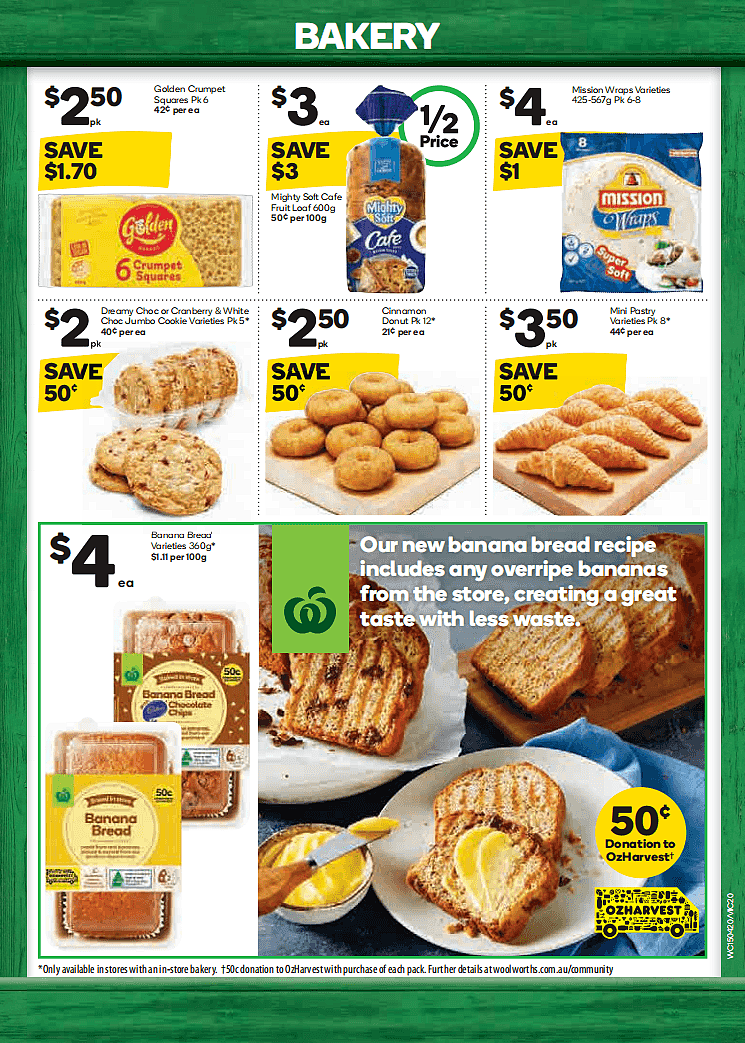 Woolworths 4月15日-4月21日折扣，面包半价 - 15