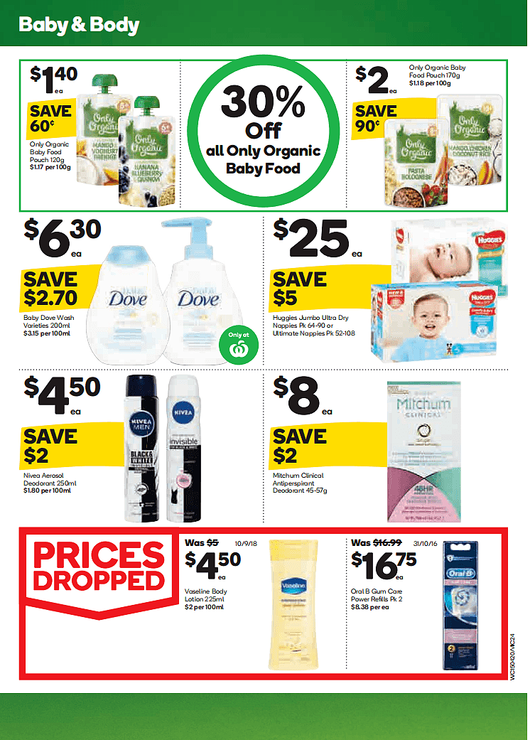 Woolworths 4月15日-4月21日折扣，面包半价 - 24