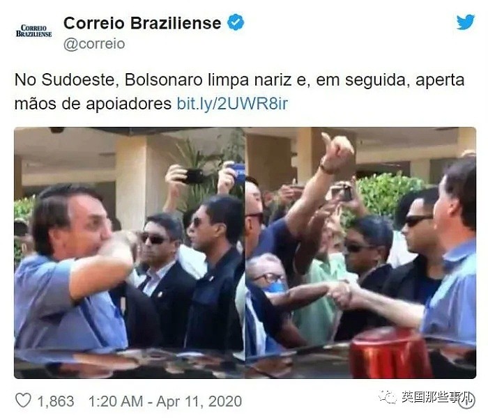 无视疫情，当众抹鼻涕又跟人握手? 巴西总统，简直迷惑（组图） - 15
