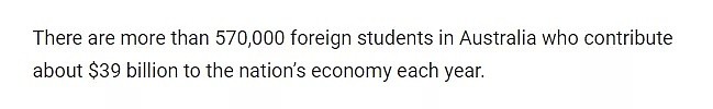 澳洲大学教授呼吁政府出面补助留学生，“他们贡献的不仅仅是学费” - 2