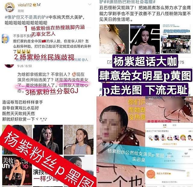 杨紫工作室发声明谴责诽谤者，热巴粉丝晒图反驳，粉丝互掐I（组图） - 4