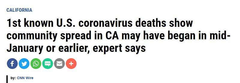 美国修订最早新冠死亡患者时间！去年流感患者确含新冠?（组图） - 2
