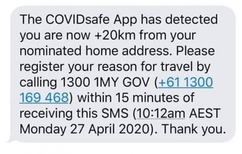 下载了COVIDSafe的澳人注意！收到这样的短信千万别信，小心上当受骗（组图） - 2