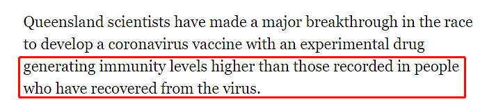 “离解封不远了！”澳总理宣：5月初或进一步放宽限制，UQ新冠疫苗里程碑突破，昆州90%患者已康复 - 15