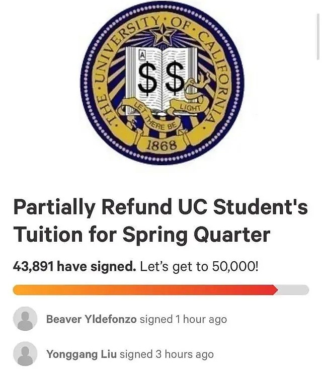 不去学校上课也得交2万美金？UCLA四万多人已联名上书退学费…（组图） - 19
