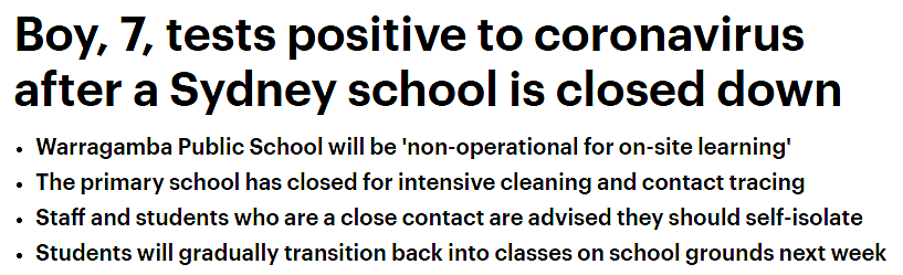 刚要开学，悉尼学校就出事了！又有一名学生确诊，学校紧急关闭，妈妈们，一定要小心小心，再小心... - 8