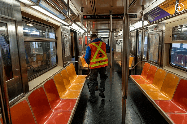 地铁车厢12小时内2人暴亡，白布裹尸！MTA官员称自己都不敢乘地铁，华人老板接送员工（组图） - 3