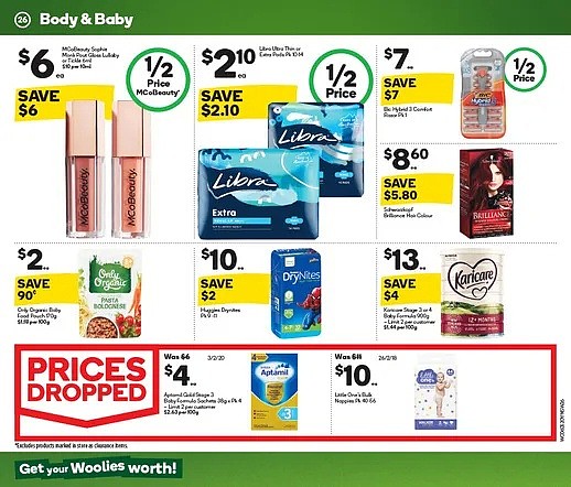 Coles 和 Woolworths 最新折扣目录！网红牛角包、卫生巾半价，赶紧看过来 - 55