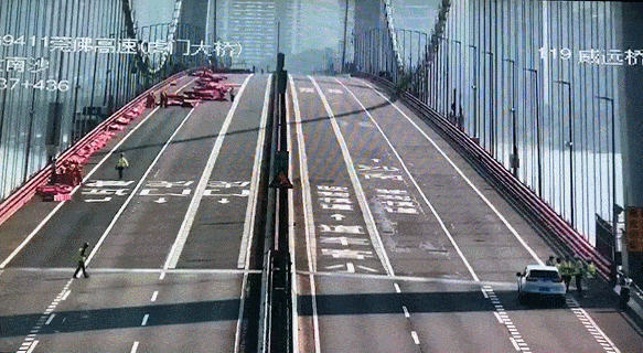 到底是怎么回事？虎门大桥发生二次涡振 专家：撤掉水马后再次振动 正在找原因（视频/组图） - 5
