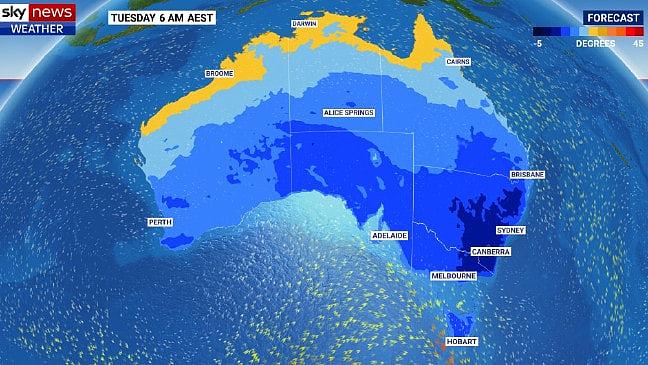 高能预警！本周，澳洲多地将迎大幅度降温，暴雨、降雪、霜冻都在路上...（组图） - 2