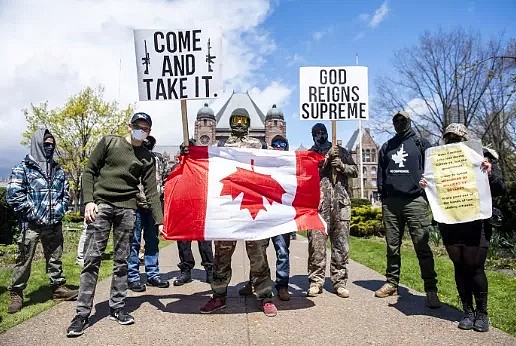 加拿大抗议者第3次聚集，反杜鲁多！“叛国罪，杜鲁多该处以死刑”（组图） - 11