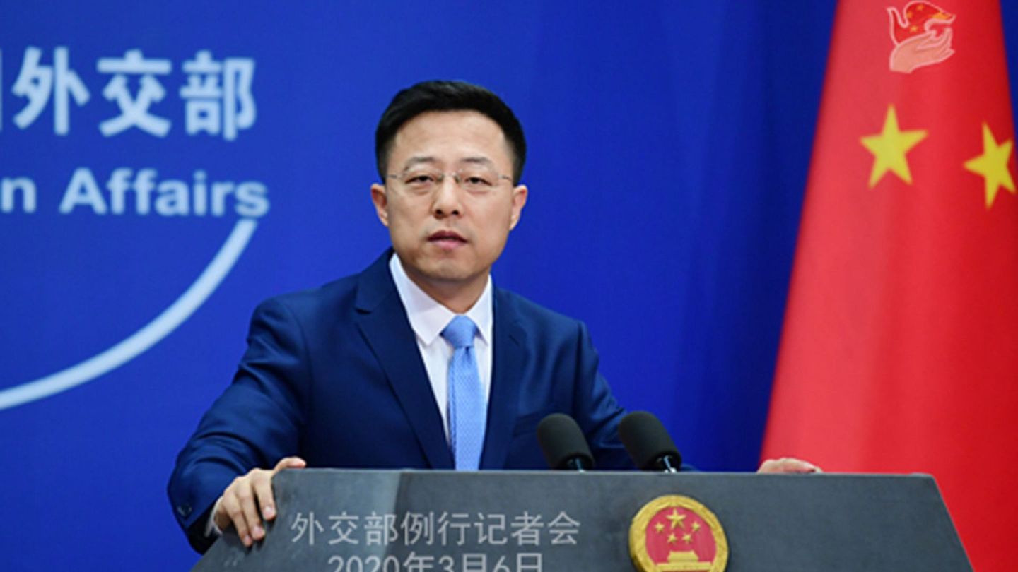 中国外交部发言人赵立坚此前关于病毒源头的言论，可算是中国外交的一种新尝试。（中国外交部）