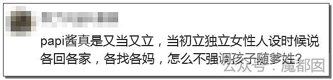 Papi酱被人万般辱骂成驴？只因孩子没跟她姓，和丈夫离婚还“弃”了孩子（组图） - 18