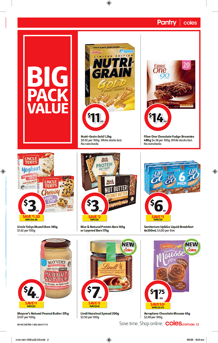 Coles 5月13日-5月19日折扣，春卷、饺子半价 - 23