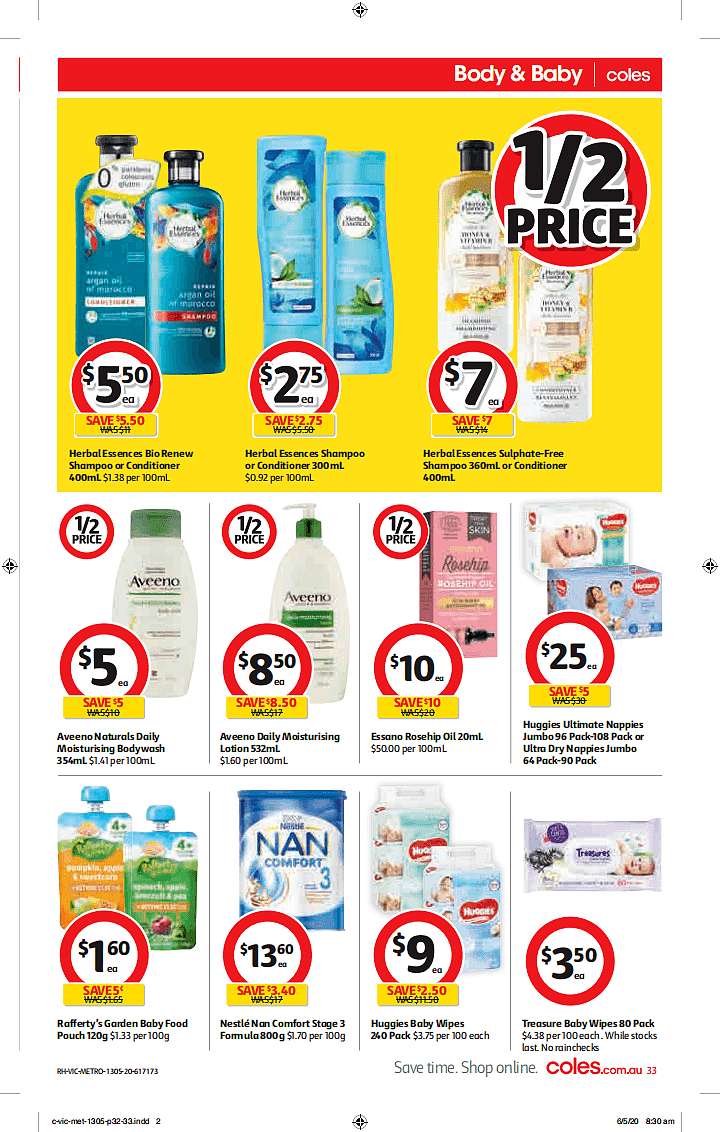 Coles 5月13日-5月19日折扣，春卷、饺子半价 - 33