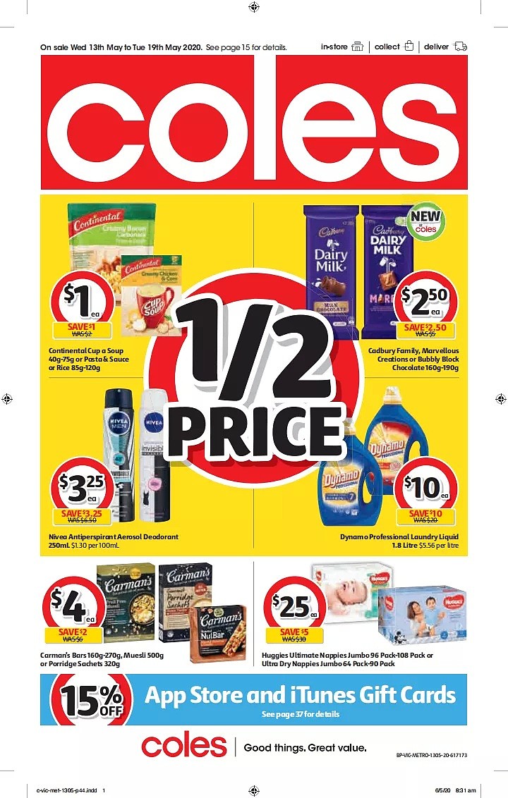 Coles 5月13日-5月19日折扣，春卷、饺子半价 - 44